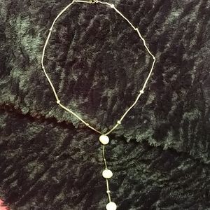 Silver and Freshwater Pearl Necklace